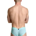Alternative view of 91269 Microfiber Mesh Briefs Color Seawater Size L