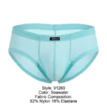 91269 Microfiber Mesh Briefs Color Seawater Size M - Image 8
