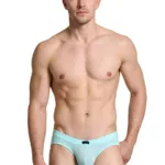 91270 Microfiber Mesh Briefs Color Seawater Size L