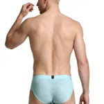 Alternative view of 91270 Microfiber Mesh Briefs Color Seawater Size L