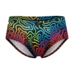 91283 Rainbow Printed Microfiber Briefs Color Labyrinth Size L - Image 5