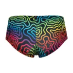 91283 Rainbow Printed Microfiber Briefs Color Labyrinth Size L - Image 6