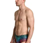 91283 Rainbow Printed Microfiber Briefs Color Labyrinth Size L - Image 3