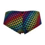 91283 Rainbow Printed Microfiber Briefs Color Paw print Size M - Image 6