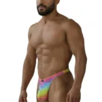 91284 Printed Microfiber Thongs Color Cloud Size L - Image 3