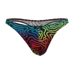 91284 Printed Microfiber Thongs Color Labyrinth Size M - Image 6