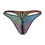 91284 Printed Microfiber Thongs Color Labyrinth Size M - Image 7