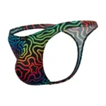 91284 Printed Microfiber Thongs Color Labyrinth Size M - Image 8