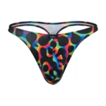 91284 Printed Microfiber Thongs Color Mushroom Size M - Image 5