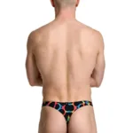 Alternative view of 91284 Printed Microfiber Thongs Color Mushroom Size L