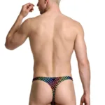 Alternative view of 91284 Printed Microfiber Thongs Color Paw print Size L