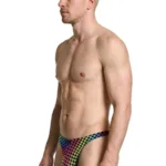 91284 Printed Microfiber Thongs Color Paw print Size XL - Image 3