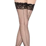 Fishnet Thigh High - One Size - Black - Style DG-0001BLKOS