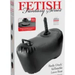 Fetish Fantasy Series Body Dock Inflatable Love Seat Black