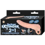 The Great Extender 2 in 1 8" Extender & Masturbator White