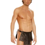 Elegant Moments - Leather kilt - Black - L/XL