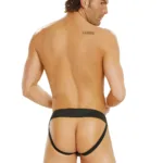 Alternative view of Elegant Moments - Men's leather jock strap - Black - One Size
