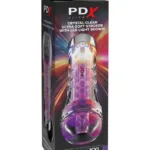Pdx Elite Viewtube XXL See-Thru Ez-Grip Led Stroker - Clear