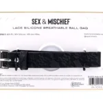 Lace Silicone Breathable Ball Gag