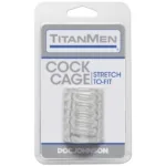 Titanmen Cock Cage - Clear