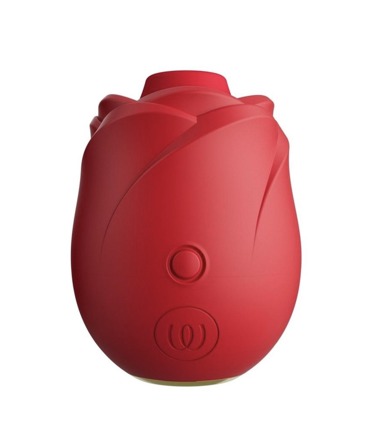 Womanizer Rose Rechargeable Silicone Air Pulse Clitoral Vibrator - Red/Gold - Image 3
